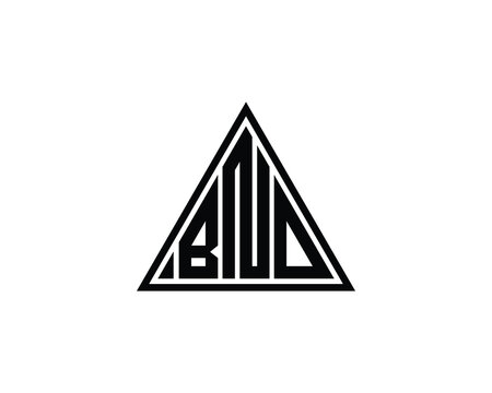 BNO logo design vector template. BNO