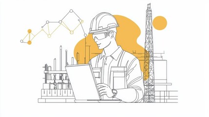 Virtual Reality Architect Designing Future City with Digital Tools and Modern Technology