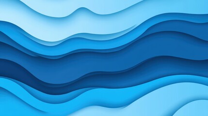 Fototapeta premium A sleek blue abstract geometric background, featuring layered shapes and subtle textures for modern design aesthetics.