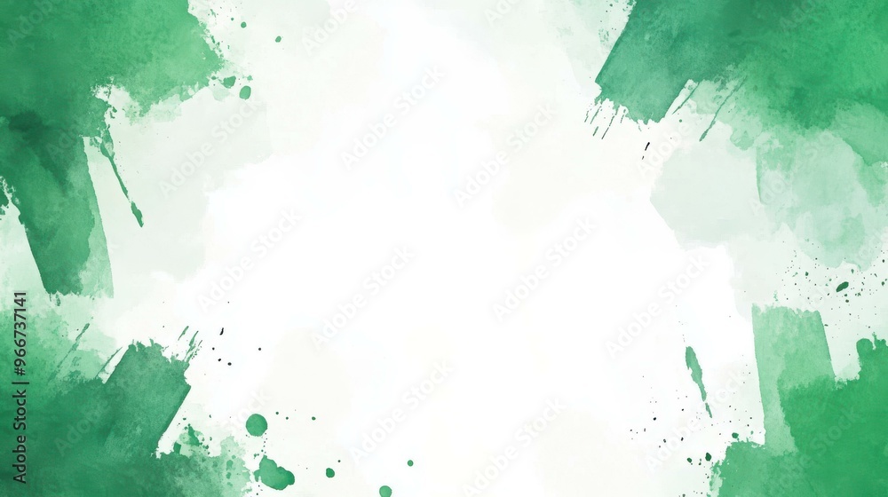 Poster vibrant green watercolor background perfect for websites, banners, and modern designs. ideal for a f