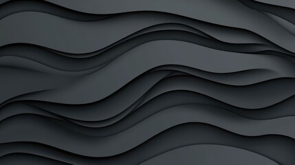 Fototapeta premium Explore a stunning grey abstract background featuring wavy lines, perfect for techthemed designs and modern visuals.