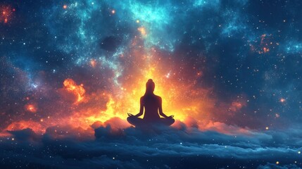 Meditation In A Starry Sky