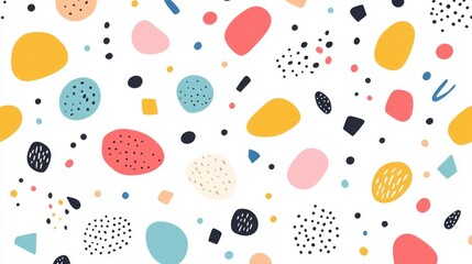 Discover unique seamless handdrawn patterns perfect for adding a modern touch to your creative designs with various textures.