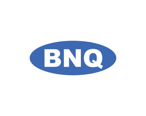 BNQ logo design vector template. BNQ
