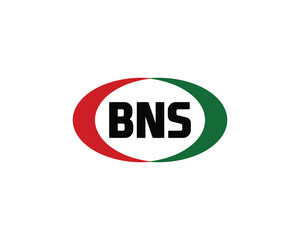 BNS logo design vector template. BNS