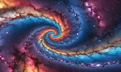 Artificial Intelligence. Image of the Galaxy. 