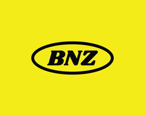 BNZ logo design vector template. BNZ