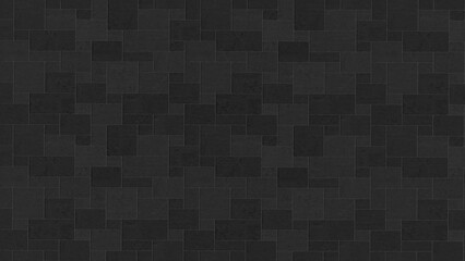 Pattern stone black floor materials