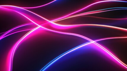 Naklejka premium Abstract Neon Lights