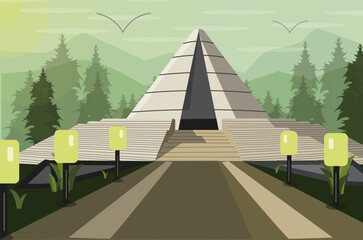 Ilustration vector landscape art