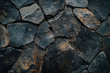 Obraz premium Dark stone texture background close up , ai