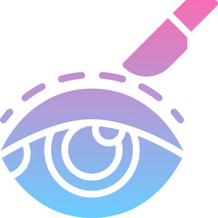 Eye surgery icon