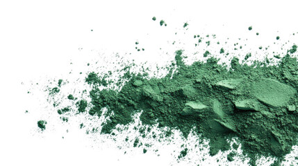 pile powder on a transparent background