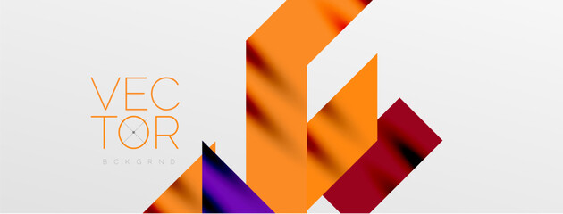 Minimal composition abstract lines and triangles background. Vector Illustration For Wallpaper, Banner, Background, Card, Book Illustration, landing page