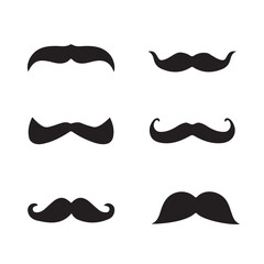 collection of mustaches. set of mustaches. set of mustache vector