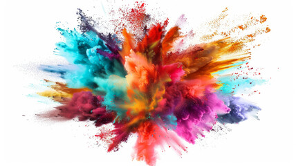 Vibrant colors, explosions, and designs burst into life with this creative and energetic. AI generative