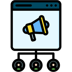 Fototapeta premium Reach Icon