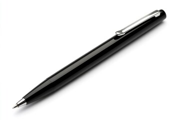 Black pen isolated in white background with generative ai
