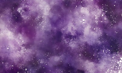 Obraz premium watercolor background of dark purple with white flecks