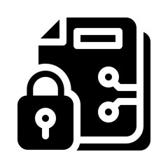 encryption glyph icon