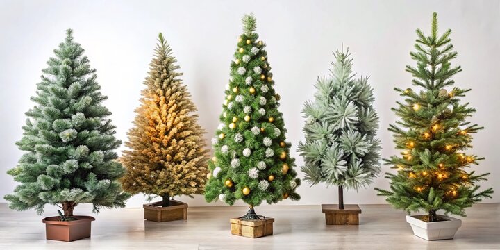 * Compact and budget-friendly, small Christmas trees in a range of styles and sizes bring a touch of
