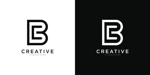 Unique modern creative elegant letter B logo template. Premium Vector © gibran fatih