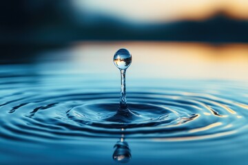 Water Drop Reflection