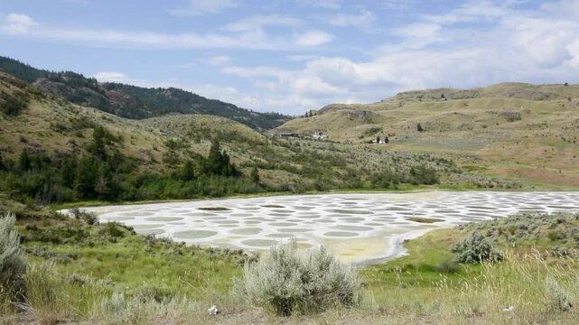 Osoyoos Spotted Lake, Osoyoos, Okanagan, British Columbia, Canada