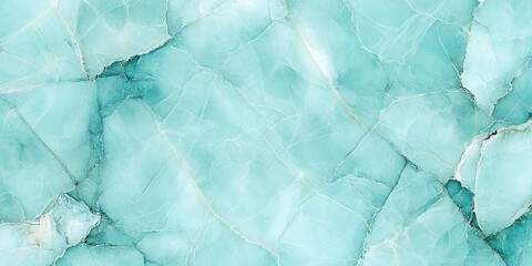 Obraz premium 透明感のある緑の大理石。天然石の板テクスチャ。Generative AI