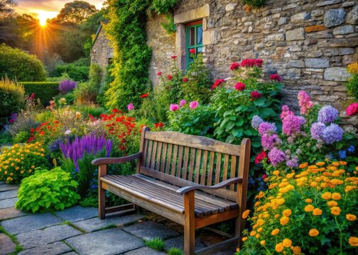 Cottage garden bench hotsell