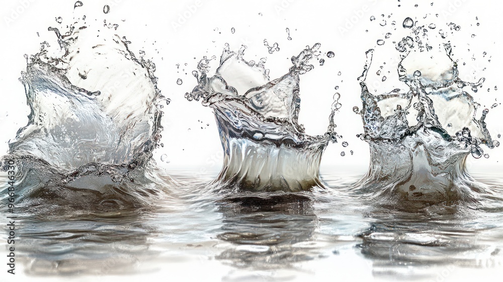 Canvas Prints water splash photography: captivating motion and tranquility