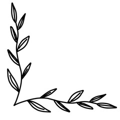 Botanical Foliage Corner Decoration 