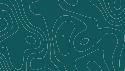 Background of the topographic map. Topographic map lines, contour background. Black and white abstract background.