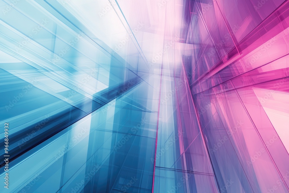 Wall mural abstract colorful lines create a dynamic background, evoking a sense of movement and energy in moder