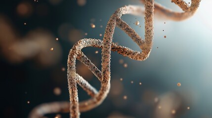 DNA helix, biotechnology science concept