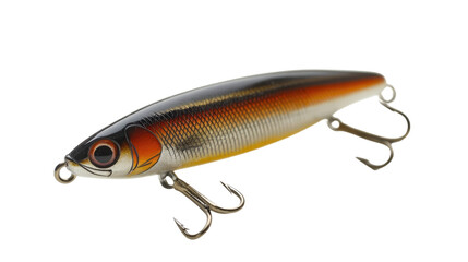 Fishing lure on a transparent background