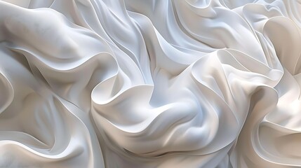 Fototapeta premium A mesmerizing 3D abstract design featuring twisting organic shapes, like vines or tendrils, flowing through space, with soft gradients and smooth textures. 8k UHD, suitable for high-quality 