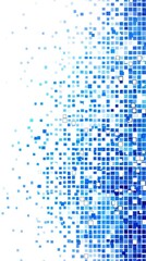 Abstract blue pixel grid background