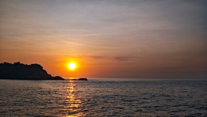 Naklejka premium Sunrise at the easternmost point in Vietnam