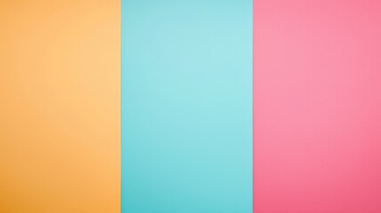 Fototapeta premium A vibrant abstract background featuring orange, teal, and pink colors, perfect for creative projects.