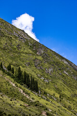 landscape with clouds