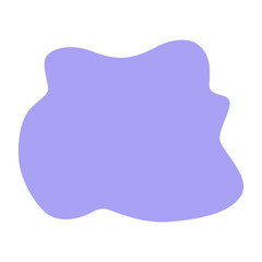 purple cute shape