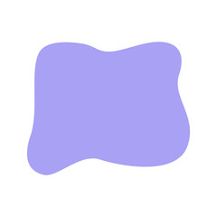 purple cute shape