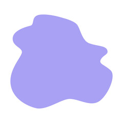 purple cute shape