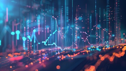 Obraz premium Graphic Elements - Abstract Graph - stock illustration 