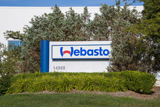 Signage of Webasto at Farmington Hills, Michigan. Webasto SE is a German Major supplier of Automotive sun roof systems.