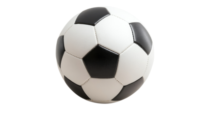 Soccer ball on a transparent background