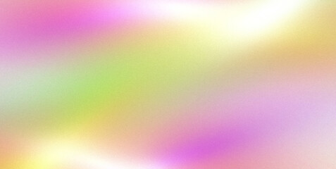 Obraz premium Pink orange green grainy noisy gradient background smooth textured header banner poster backdrop design