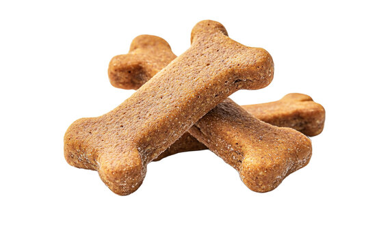 recommend clip art: 2 dog bone shaped dog treats on white background,png