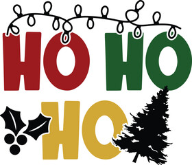 Ho Ho Ho Christmas Design